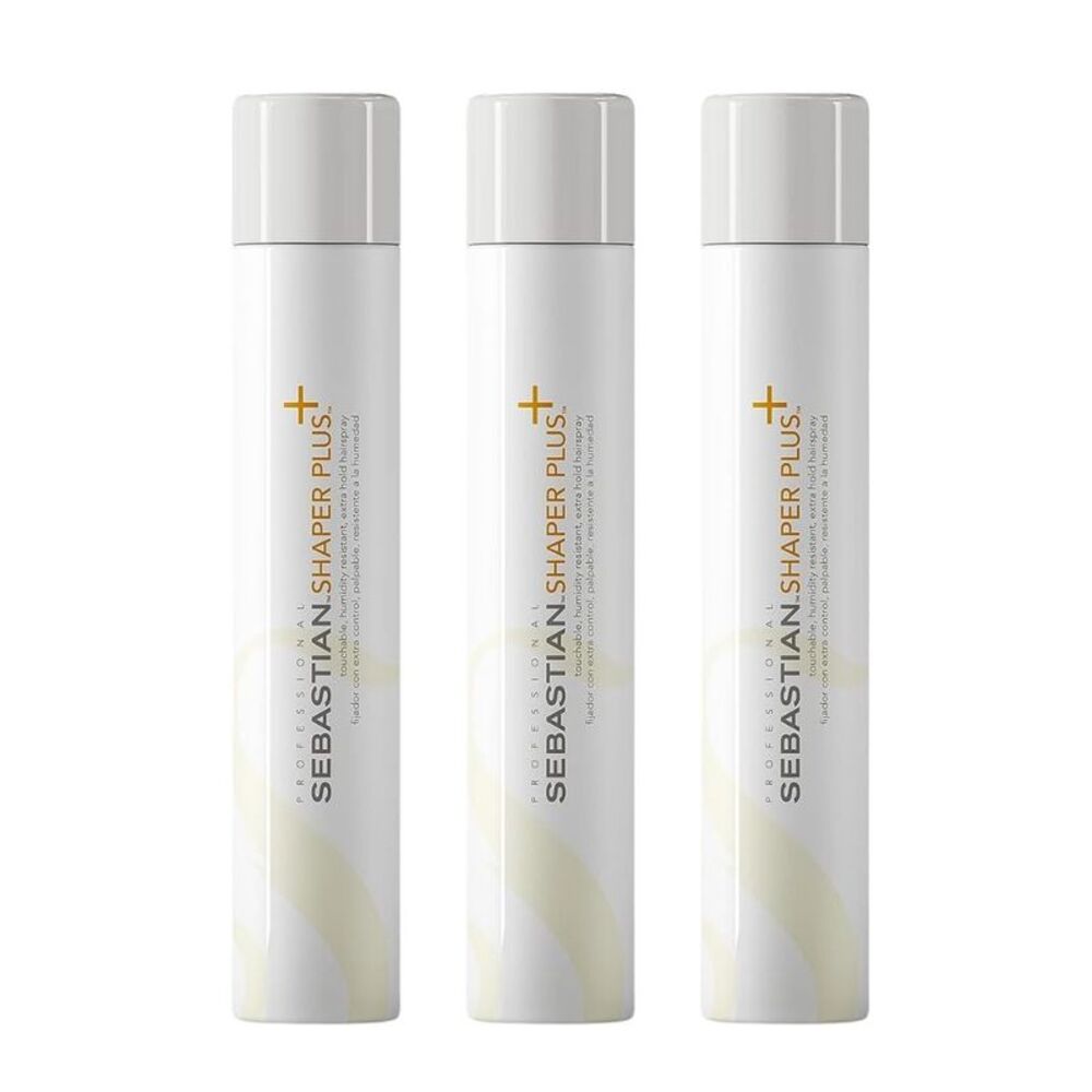 Sebastian Shaper + PLUS  Hairspray (3-Pack), 10.6 Oz of Each Bottle